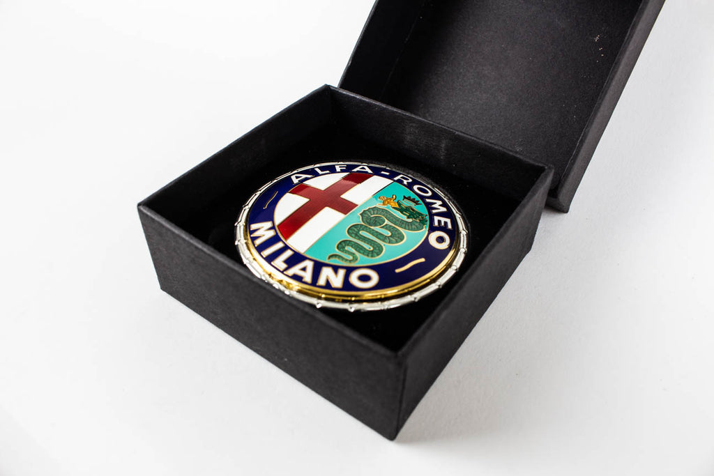 Alfa Romeo Milano Emblem aus Metall (55mm)