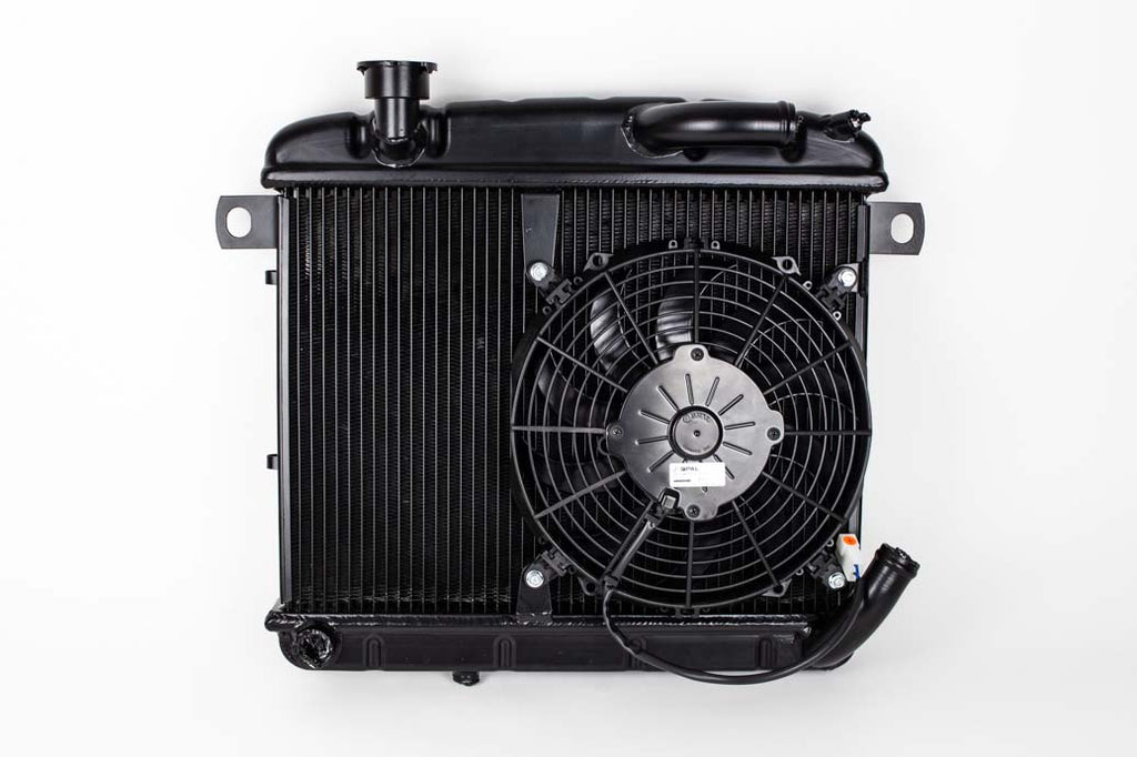 Aluminium Kühler mit SPAL-Lüfter für Alfa Giulia 2. Serie (Schwarz) 659,95 €