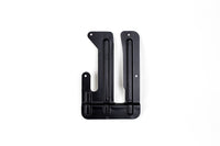 Pedalblech Aluminium stehende Pedale für Alfa Rundheck Spider Typ 105 (Schwarz)
