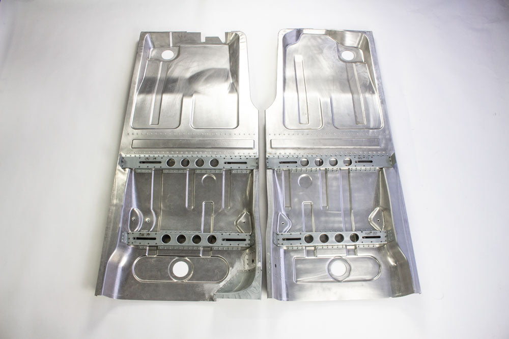 Bodengruppe aus hochfestem Aluminium für Alfa GTA Bertone Typ 105 (Rennsport, Leichtbau)