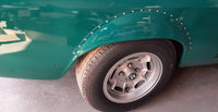 GTA Radlauf-Verbreiterung aus Aluminium für Alfa GT Bertone (komplett; 4-teilig)